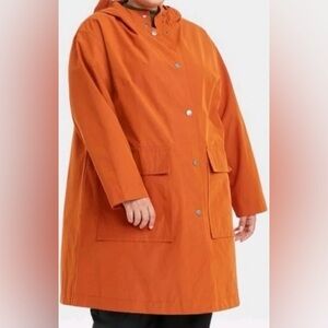 Target Orange Hooded Jacket